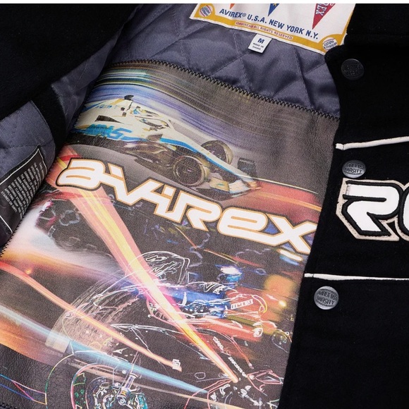 Men’s WOOLRIDER AVIREX JACKET - Picture 4 of 9